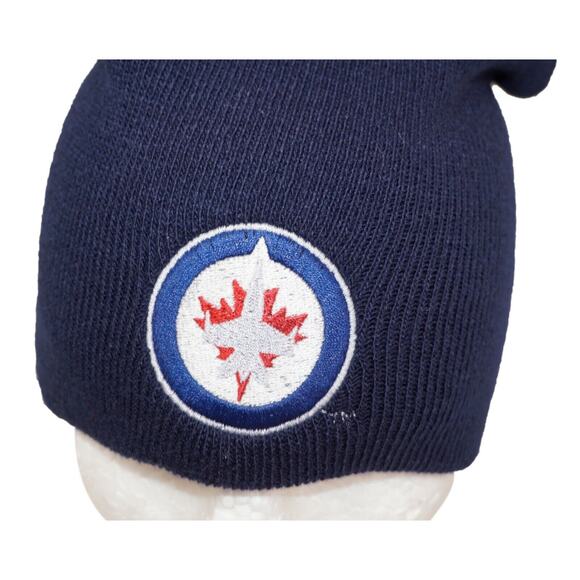 Winnipeg Jets NHL Hockey Beanie Cap - Winter Toque Hat - Adult One Size Fits All - Picture 4 of 4
